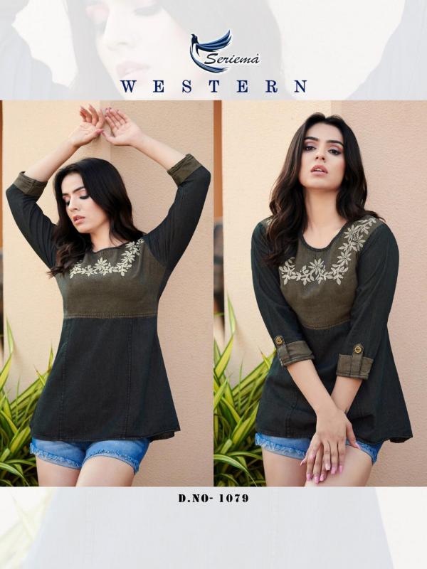 Seriema Kumb Wonder 2 Stylish Wear Denim Top Collection